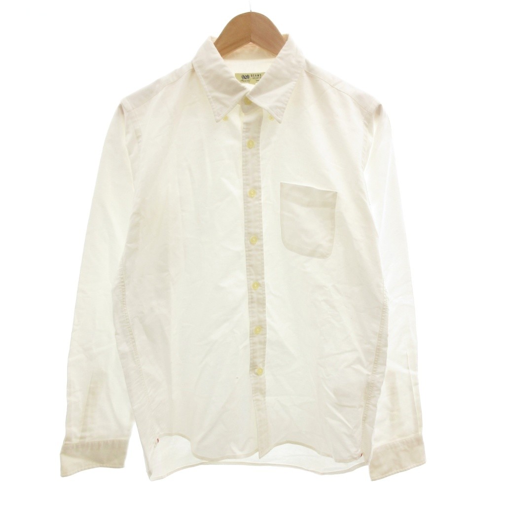 【中古】ビームスハート BEAMS HEART シャツ ボタンダウン BD 長袖 L 白 ホワイト /FF メンズ 【ベクトル 古着】 260622ブランドビームスハート BEAMS HEART表記サイズL実寸サイズ肩幅：44cm　身幅：54cm　着丈：75cm　袖丈：66cm　　素材綿色白 ホワイト 状態・首周り黄ばみ その他に目立ったダメージはなく、問題なくご使用いただける商品です。 ※あくまでも中古品ですので掲載写真や記載内容をご確認いただき、ご理解の上ご購入ください。備考株 ビームス こちらのお品物は店舗で保管しておらず、店頭販売出来かねます。（※お取り寄せも出来かねます）商品のお問い合わせの回答を休止しております。＊各商品ページの商品詳細等をご確認の上ご購入ください。【中古】ビームスハート BEAMS HEART シャツ ボタンダウン BD 長袖 L 白 ホワイト /FF メンズ 【ベクトル 古着】 260622状態ランク　”AB”詳細については、下記および「状態ランクについて」ページをご覧ください。未使用・新品の商品ほぼ新品同様の商品使用感が少なく、かなり状態の良い商品使用感はあるが、傷や汚れの少ない商品使用感の他、傷や汚れが見られる商品かなり大きな傷みがある難あり商品※S〜CランクはUSED品となりますので、使用感をご理解の上でご入札下さい。状態ランクについてinformationブランドビームスハート BEAMS HEART表記サイズL実寸サイズ肩幅：44cm　身幅：54cm　着丈：75cm　袖丈：66cm　　素材綿色白 ホワイト 状態・首周り黄ばみ その他に目立ったダメージはなく、問題なくご使用いただける商品です。 ※あくまでも中古品ですので掲載写真や記載内容をご確認いただき、ご理解の上ご購入ください。備考株 ビームス こちらのお品物は店舗で保管しておらず、店頭販売出来かねます。（※お取り寄せも出来かねます）商品のお問い合わせの回答を休止しております。＊各商品ページの商品詳細等をご確認の上ご購入ください。本商品は一点物です他サイトや店舗にて販売している商品です。多少のお時間差にて欠品になることもございます。予めご了承頂ますようお願い致します。ベクトル・サイズガイドはこちらこの商品と同じブランドの商品を見る
