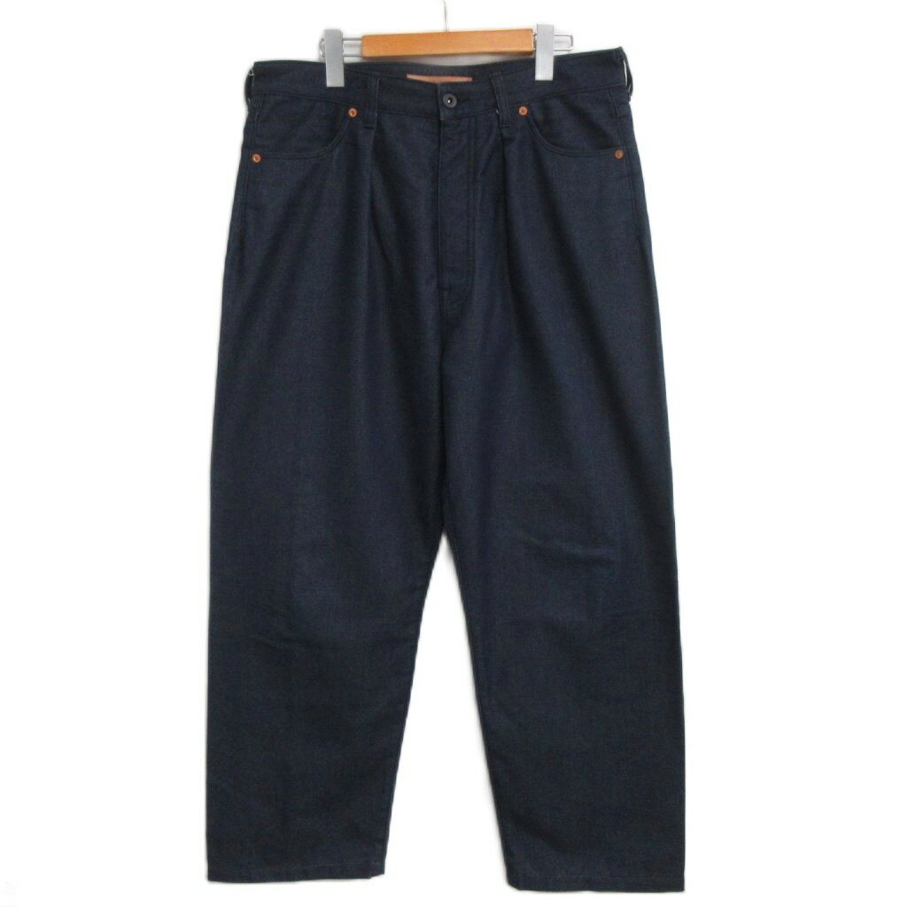[Used] NICENESS B.BECK Painter Denim Pants Jeans Wide Bottoms L Indigo NN-T02KAA22 Men's [Vector Used Clothing] 260627