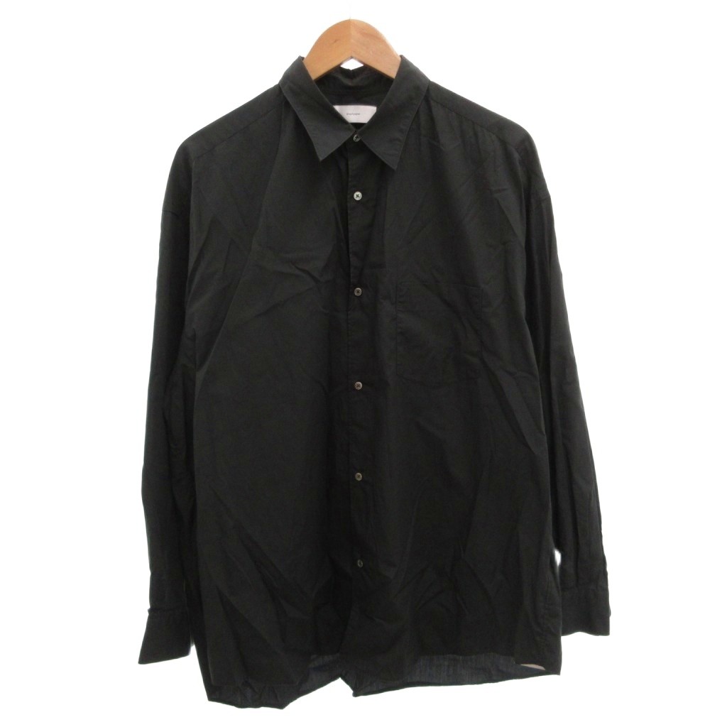 グラフペーパー Graphpaper 25AW Broad L/S Oversized Regular Collar Shir シャツ カジュアル 長袖 1 緑 グリーン /FF メンズ  260723