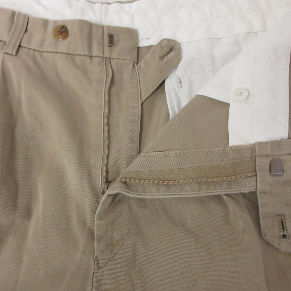 中古 バーバリー ロンドン BURBERRY LONDON チノパン パンツ ストレートシルエット ロゴ ジップフライ ベージュ vectorpremium-19376744 ブランド古着ベクトルプレミアム店 サンプル画像3