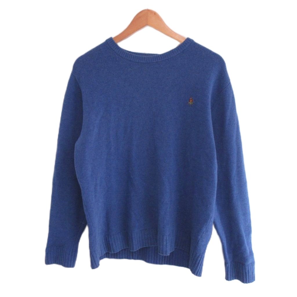 【中古】ポールスチュアート PAUL STUART ニット セーター L クルーネック 長袖 ロゴ 青 ブルー ■IBO104 メンズ 【ベクトル 古着】 260925ブランドポールスチュアート PAUL STUART表記サイズL実寸サイズ肩幅：50cm　身幅：60cm　着丈：66cm　袖丈：62cm　　素材毛色青 ブルー状態・数カ所にシミ、穴がございます。 ※全体的に中古品としての使用感とダメージがありますが、通常使用には支障のない商品です。 掲載写真や記載内容をご確認いただき、ご理解の上ご購入ください。付属品なし備考株式会社三陽商会 こちらのお品物は店舗で保管しておらず、店頭販売は出来かねます。（※お取り寄せも出来かねます）商品のお問い合わせの回答を休止しております。＊各商品ページの商品詳細等をご確認の上ご購入ください。【中古】ポールスチュアート PAUL STUART ニット セーター L クルーネック 長袖 ロゴ 青 ブルー ■IBO104 メンズ 【ベクトル 古着】 260925状態ランク　”B”詳細については、下記および「状態ランクについて」ページをご覧ください。未使用・新品の商品ほぼ新品同様の商品使用感が少なく、かなり状態の良い商品使用感はあるが、傷や汚れの少ない商品使用感の他、傷や汚れが見られる商品かなり大きな傷みがある難あり商品※S〜CランクはUSED品となりますので、使用感をご理解の上でご入札下さい。状態ランクについてinformationブランドポールスチュアート PAUL STUART表記サイズL実寸サイズ肩幅：50cm　身幅：60cm　着丈：66cm　袖丈：62cm　　素材毛色青 ブルー状態・数カ所にシミ、穴がございます。 ※全体的に中古品としての使用感とダメージがありますが、通常使用には支障のない商品です。 掲載写真や記載内容をご確認いただき、ご理解の上ご購入ください。付属品なし備考株式会社三陽商会 こちらのお品物は店舗で保管しておらず、店頭販売は出来かねます。（※お取り寄せも出来かねます）商品のお問い合わせの回答を休止しております。＊各商品ページの商品詳細等をご確認の上ご購入ください。本商品は一点物です他サイトや店舗にて販売している商品です。多少のお時間差にて欠品になることもございます。予めご了承頂ますようお願い致します。ベクトル・サイズガイドはこちらこの商品と同じブランドの商品を見る
