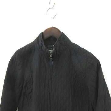 メローナ MERONA ジャケット キルティング ジップアップ 黒 ブラック size S 180327 レディース 【中古】【ベクトル 古着】 180327 ブランド古着ベクトルプレミアム店