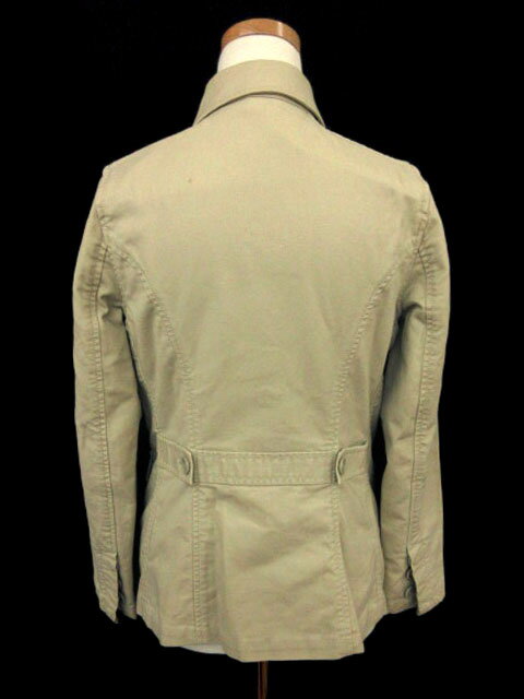 【中古】エディーバウアー EDDIE BAUER ジャケット サファリ ワーク コットン XS ベージュ /YT レディース 【ベクトル 古着】 170921 ブランド古着ベクトルプレミアム店