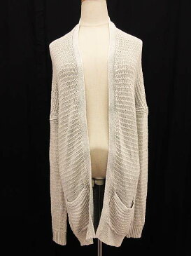 セオリー theory カーディガン ロングカーデ ニット 長袖 前開き ライトブルー 水色 S レディース 【中古】【ベクトル 古着】 180816 ブランド古着ベクトルプレミアム店