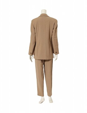 マックスマーラ MAX MARA セットアップ スーツ ジャケット パンツ ベージュ M 6 ウール レーヨン ベルト レディース 【中古】【ベクトル 古着】 ブランド古着ベクトルプレミアム店