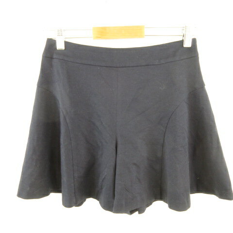 【中古】エストネーション ビス ESTNATION bis ショートパンツ キュロット ストレッチ 紺 38 *E834 レディース 【ベクトル 古着】 220928