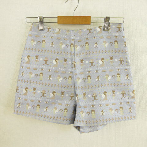 【中古】アイアムアイ I am I ショートパンツ 総柄 水色 2 *T467 レディース 【ベクトル 古着】 230321 【中古】アイアムアイ I am I ショートパンツ 総柄 水色 2 *T467 レディース 【ベクトル 古着】 230321