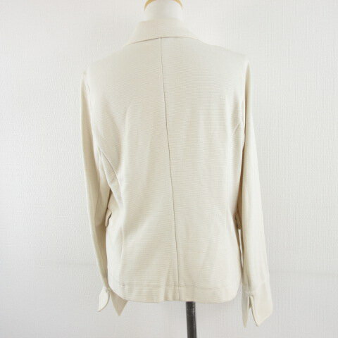 【中古】シーピーエー C.P.A テーラードジャケット 長袖 オフホワイト 白 11 *A155 レディース 【ベクトル 古着】 230516