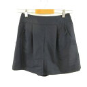 【中古】未使用品 エニィスィス エニシス anySiS ショートパンツ キュロット 紺 1 *T152 レディース 【ベクトル 古着】 230803