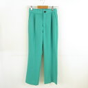 【中古】アンナケリー AnnaKerry ロングパンツ スラックス 緑 38 *T651 レディース 【ベクトル 古着】 230919(4)