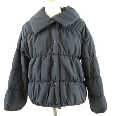 【中古】ショコラフィネローブ chocol raffine robe 中綿ジャケット 長袖 紺 F *A885 レディース 【ベクトル 古着】 231018 【中古】ショコラフィネローブ chocol raffine robe 中綿ジャケット 長袖 紺 F *A885 レディース 【ベクトル 古着】 231018