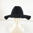 【中古】クロッシー CLOSSHI 中折れ帽 ハット 紺 57.5cm 紺 *T635 レディース 【ベクトル 古着】 231207