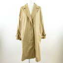 【中古】ショコラフィネローブ chocol raffine robe トレンチコート ロング 長袖 ベージュ F *A129 レディース 【ベクトル 古着】 240126(4)