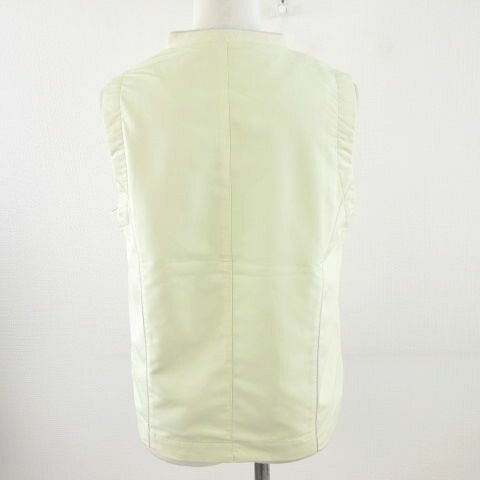 【中古】ゾーイ ZOY Tenue de golf ゴルフウェア ベスト 薄黄 M *A461 レディース ...