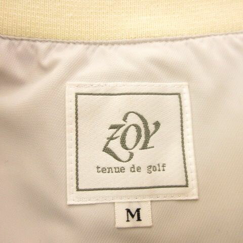 【中古】ゾーイ ZOY Tenue de golf ゴルフウェア ベスト 薄黄 M *A461 レディース ...