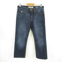 【中古】ゲス GUESS デニムパンツ ジーンズ ロング 紺 40 *T413 ☆AA★ メンズ 【ベクトル 古着】 240516(4)
