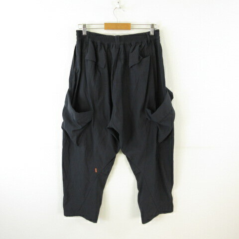 【中古】グーピーメイド GOOPi MADE ナイロンパンツ ロング カーゴ 濃紺 2 *T101 メンズ 【ベクトル 古着】 240722