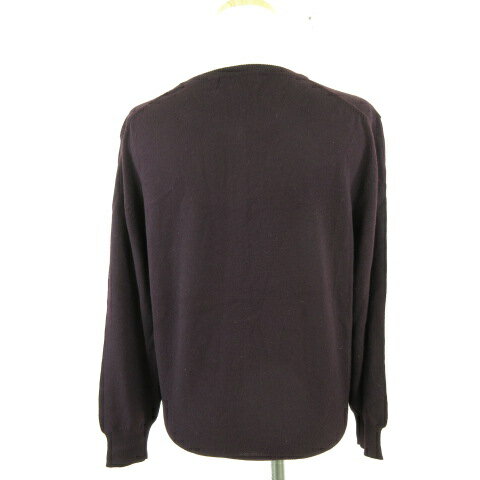 【中古】Reve-Deux ニットカーディガン 長袖 紫 M *A99 レディース 【ベクトル 古着】 240822