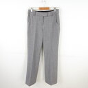 【中古】アンクライン ANNE KLEIN パンツ スラックス ロング ストレッチ グレー 2 *A175 レディース 【ベクトル 古着】 240829