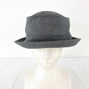 【中古】HATBLOCK ハット 帽子 グレー L *T494 【ベクトル 古着】 240830