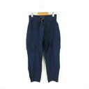 【中古】バナナリパブリック BANANA REPUBLIC カーゴパンツ クロップド丈 ストレッチ 紺 0 *A851 レディース 【ベクトル 古着】 241105
