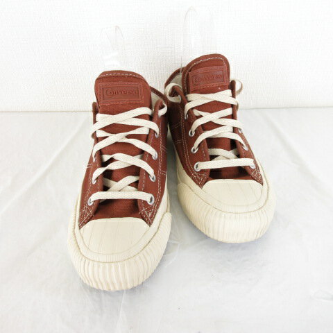 【中古】コンバース CONVERSE ローカットスニーカー キャンバス 1SC670 茶 23 *A879 レディース 【ベクトル 古着】 241106