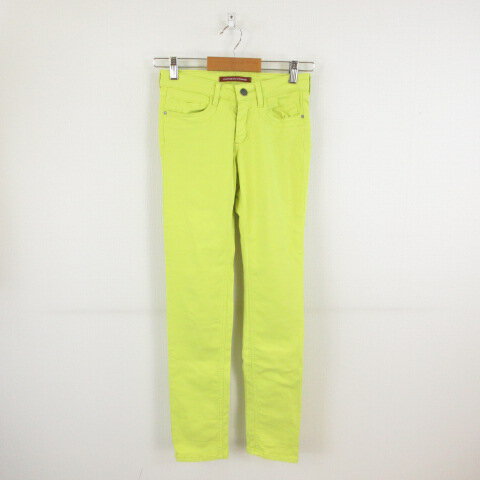 【中古】コントワーデコトニエ COMPTOIR DES COTONNIERS スキニーパンツ ロング 黄 5 *T275 レディース..