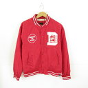 【中古】ビーワンソウル B ONE SOUL ブルゾン ジャケット バックプリント 赤 M *T334 メンズ 【ベクトル 古着】 241120(4)
