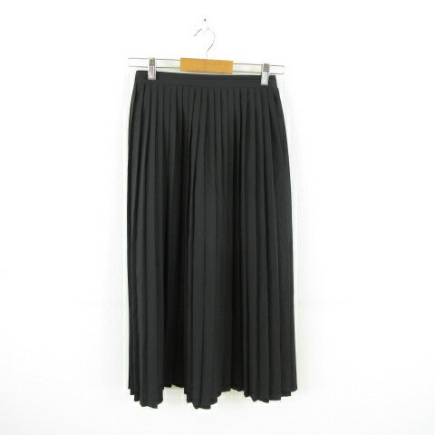 【中古】チャコクローゼット Chaco closet プリーツスカート ミモレ丈 ロング 黒 F *T638 レディース 【ベクトル 古着】 241213 【中古】チャコクローゼット Chaco closet プリーツスカート ミモレ丈 ロング 黒 F *T638 レディース 【ベクトル 古着】 241213