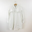 【中古】エルカルテット LQUARTET ロングシャツ 長袖 オフホワイト 白 *T807 レディース 【ベクトル 古着】 241226