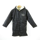 【中古】ミチコロンドン MICHIKO LONDON JEANS ベンチコート ナイロン ロング 長袖 黒 M *A992 メンズ レディース 【ベクトル 古着...