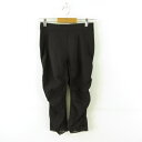【中古】Lourdes クロップドパンツ レース 焦げ茶 M *T687 レディース 【ベクトル 古着】 250605(4)