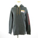 【中古】エルエルビーン L.L.BEAN パーカー スウェット 長袖 ロゴ プリント グレー XS *T441 レディース 【ベクトル 古着】 250619(4)