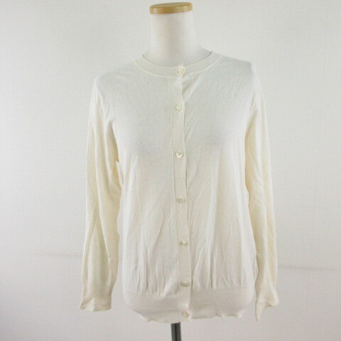 【中古】イエナ IENA ニットカーディガン 長袖 オフホワイト 白 *T43 レディース 【ベクトル 古着】 250820(4)