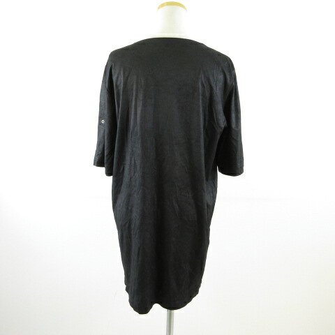 ブランド古着ベクトルプレミアム店の【中古】コムサデモード COMME CA DU MODE チュニック 七分袖 黒 15 *T52 レディース 【ベクトル 古着】 250821｜アングル2