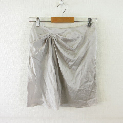 【中古】アドーア ADORE スカート ミニ グレージュ 36 *T67 レディース 【ベクトル 古着】 250822