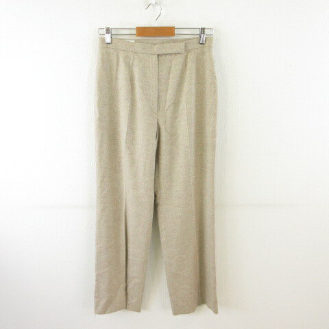 【中古】Laurel ストレートパンツ ロング ベージュ 36 *T657 レディース 【ベクトル 古着】 251007