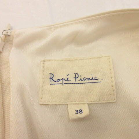 【中古】ロペピクニック ROPE Picnic ミニワンピース 七分袖 フレア ドット アイボリー 38 *A377 レディース 【ベクトル 古着】 260119 vectorpremium-18840867 ブランド古着ベクトルプレミアム店 サンプル画像3