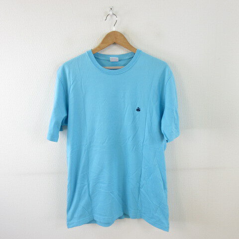 Other - 【中古】ブルックスブラザーズ BROOKS BROTHERS Tシャツ 丸首 半袖 ワンポイント 水色 L *A823 メンズ 【ベクトル 古着】 260227