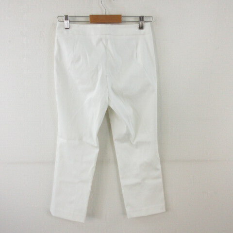 【中古】ノーリーズ Nolley's パンツ クロップド サブリナ 白 38 *T253 レディース...