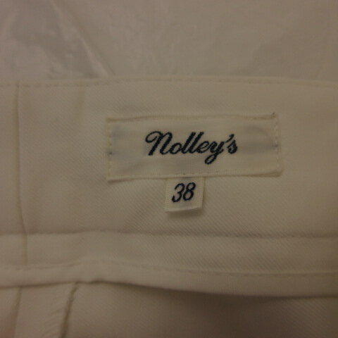 【中古】ノーリーズ Nolley's パンツ クロップド サブリナ 白 38 *T253 レディース...