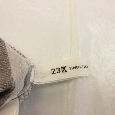 【中古】23区 オンワード樫山 ストレート パンツ ロング リネン混 ベージュ 38 *A571 レディース 【ベクトル 古着】 260422 vectorpremium-19039493 ブランド古着ベクトルプレミアム店 サンプル画像3