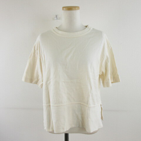 Garments - 【中古】contra bo Ne-pre by a.depeche カットソー 五分袖 ベージュ *A707 レディース 【ベクトル 古着】 260501