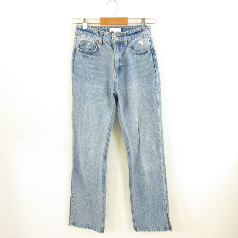 【中古】エイチ&エム H&M デニムパンツ ジーンズ ロング 青 32 *A407 レディース 【ベクトル 古着】 260623ブランドエイチ&エム H&M表記サイズEUR 32（日本サイズXS相当） US 0 CN 155/60A実寸サイズウエスト：62cm　もも幅：22cm　裾幅：19cm　股上：26cm　股下：77cm　　素材綿100%色青（インディゴ）仕様・ファスナーフライ ・裾サイドに19程度スリットあり状態全体的に多少の毛羽立ちがありますが、その他に目立ったダメージはなく、問題なくご使用いただける商品です。 ※あくまでも中古品ですので掲載写真や記載内容をご確認いただき、ご理解の上ご購入ください。備考中古品の為、完璧を求める方は購入をご遠慮下さい。また付属品に関しては新品時の完品とは異なる恐れがあります。詳細欄の記載がある物又は写真に写っている物が全てになります。商品のお問い合わせの回答を休止しております。＊各商品ページの商品詳細等をご確認の上ご購入ください。【中古】エイチ&エム H&M デニムパンツ ジーンズ ロング 青 32 *A407 レディース 【ベクトル 古着】 260623状態ランク　”AB”詳細については、下記および「状態ランクについて」ページをご覧ください。未使用・新品の商品ほぼ新品同様の商品使用感が少なく、かなり状態の良い商品使用感はあるが、傷や汚れの少ない商品使用感の他、傷や汚れが見られる商品かなり大きな傷みがある難あり商品※S〜CランクはUSED品となりますので、使用感をご理解の上でご入札下さい。状態ランクについてinformationブランドエイチ&エム H&M表記サイズEUR 32（日本サイズXS相当） US 0 CN 155/60A実寸サイズウエスト：62cm　もも幅：22cm　裾幅：19cm　股上：26cm　股下：77cm　　素材綿100%色青（インディゴ）仕様・ファスナーフライ ・裾サイドに19程度スリットあり状態全体的に多少の毛羽立ちがありますが、その他に目立ったダメージはなく、問題なくご使用いただける商品です。 ※あくまでも中古品ですので掲載写真や記載内容をご確認いただき、ご理解の上ご購入ください。備考中古品の為、完璧を求める方は購入をご遠慮下さい。また付属品に関しては新品時の完品とは異なる恐れがあります。詳細欄の記載がある物又は写真に写っている物が全てになります。商品のお問い合わせの回答を休止しております。＊各商品ページの商品詳細等をご確認の上ご購入ください。本商品は一点物です他サイトや店舗にて販売している商品です。多少のお時間差にて欠品になることもございます。予めご了承頂ますようお願い致します。ベクトル・サイズガイドはこちらこの商品と同じブランドの商品を見る