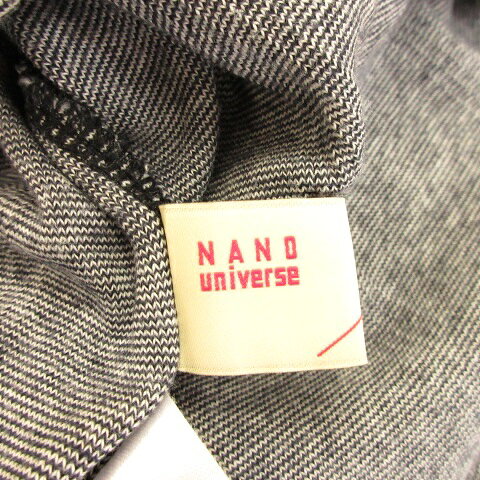 【中古】ナノユニバース nano universe カーディガン 長袖 総柄 ストレッチ 黒 白 *A911 レディース 【ベクトル 古着】 260727 vectorpremium-19307929 ブランド古着ベクトルプレミアム店 サンプル画像3