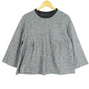 【中古】ニトカ nitca ニット カットソー 長袖 毛 F グレー kz9897 レディース 【ベクトル 古着】 241121