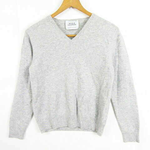 【中古】B&Y ユナイテッドアローズ BEAUTY&YOUTH ビューティー&ユース WOOL＆CASHMERE ニット カットソ..