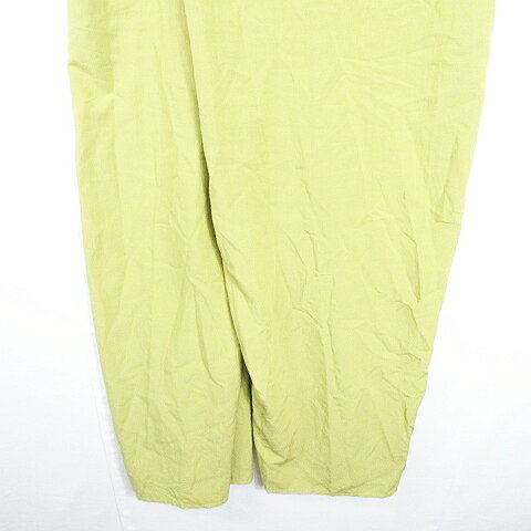 【中古】アントマリーズ Aunt Marie's サロペット オーバーオール レーヨン 麻 FREE マスタード kz10700 レディース 【ベクトル 古着】 250204