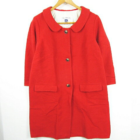 【中古】RHRB the roof beam carpenters ステンカラー コート ミディアム丈 毛 綿 0 レッド 小さいサイズ kz10784 レディース 【ベクトル 古着】 250207 【中古】RHRB the roof beam carpenters ステンカラー コート ミディアム丈 毛 綿 0 レッド 小さいサイズ kz10784 レディース 【ベクトル 古着】 250207