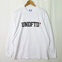 【中古】アンディフィーテッド UNDEFEATED 長袖 Tシャツ コットン ロゴ M ホワイト 2sa6634 メンズ 【ベクトル 古着】 250511